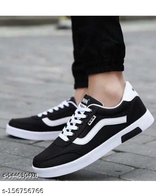 Buy JAMARION Trendy & Stylish Sneakers For Men (Black) Online at Best  Prices in India - JioMart.